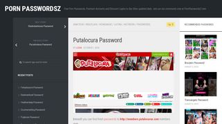 
                            3. Putalocura Password – Porn PasswordsZ