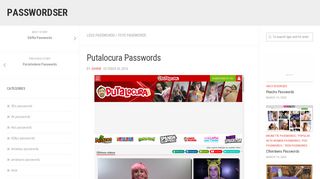 
                            6. Putalocura Passwords – PasswordsER
