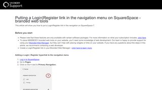 
                            6. Putting a Login|Register link in the navigation menu on SquareSpace ...