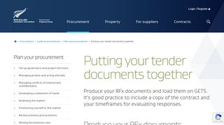 
                            10. ​​Putting your tender documents together | New Zealand ...
