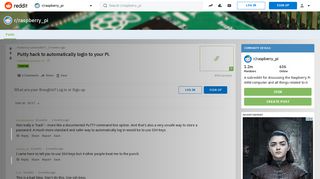 
                            10. Putty hack to automatically login to your Pi. : raspberry_pi - Reddit