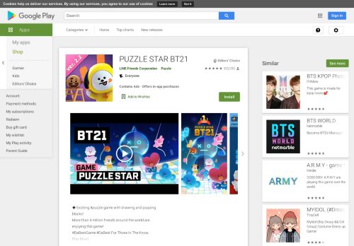 
                            1. PUZZLE STAR BT21 – Apps bei Google Play