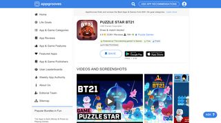 
                            5. PUZZLE STAR BT21 - by LINE Friends Corporation - Puzzle Games ...