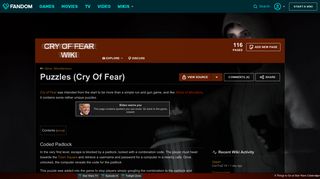 
                            11. Puzzles (Cry Of Fear) | Cry of Fear Wiki | FANDOM powered by Wikia