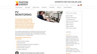 
                            11. PV monitoring | Solar O&M | Photon Energy Group