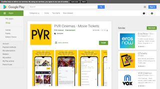 
                            6. PVR Cinemas - Movie Tickets - Apps on Google Play