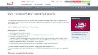 
                            13. PVR (Personal Video Recording Feature) - Dialog
