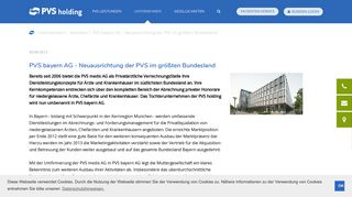 
                            5. PVS bayern AG - Neuausrichtung der PVS im größten Bundesland ...