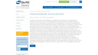 
                            9. PVS Niedersachsen | Fitness-Armbänder: Am Puls der Zeit?