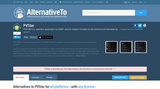 
                            6. PVStar Alternatives and Similar Apps - AlternativeTo.net