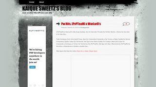 
                            13. Pw Hits, [PvPTeaM] x WarLorD's | Kaique Sweetz's Blog