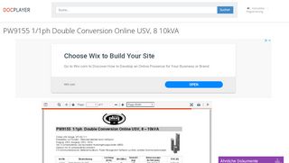 
                            6. PW9155 1/1ph Double Conversion Online USV, 8 10kVA - PDF