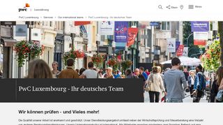 
                            4. PwC Luxembourg - Ihr deutsches Team