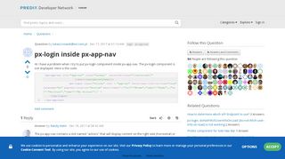 
                            6. px-login inside px-app-nav - Predix | Developer Community - Forum