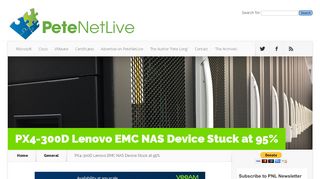 
                            12. PX4-300D LenovoEMC NAS Device Stuck at 95% | PeteNetLive