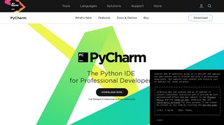 
                            1. PyCharm: the Python IDE for Professional Developers by JetBrains