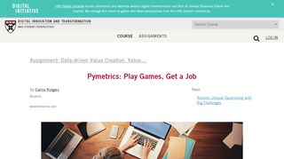 
                            10. Pymetrics: Play Games, Get a Job – Digital Innovation and ...