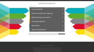 
                            3. Pyramid Invest