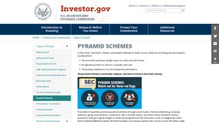 
                            5. Pyramid Schemes | Investor.gov