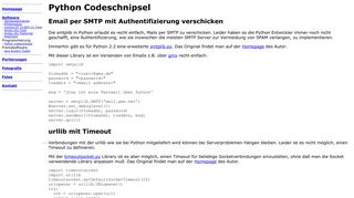 
                            6. Python Codeschnipsel - of Steffen Siebert