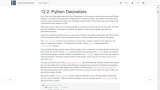 
                            6. Python Decorators — Fundamentals of Web Programming