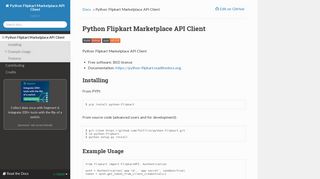 
                            9. Python Flipkart Marketplace API Client — Python Flipkart Marketplace ...