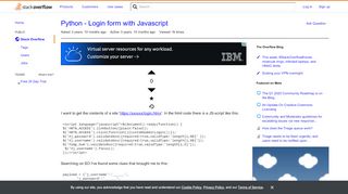 
                            1. Python - Login form with Javascript - Stack Overflow