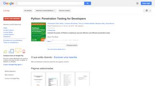 
                            13. Python: Penetration Testing for Developers