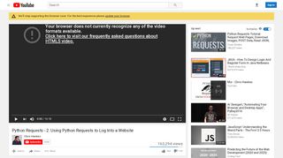 
                            10. Python Requests - 2. Using Python Requests to Log Into a Website ...
