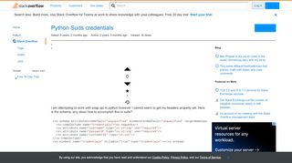 
                            2. Python Suds credentials - Stack Overflow