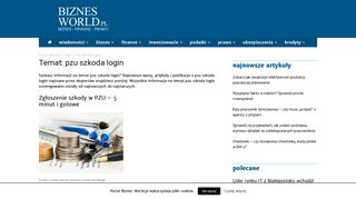 
                            8. pzu szkoda login - Biznes-World.pl