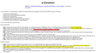 
                            8. q Construct - APRS-IS