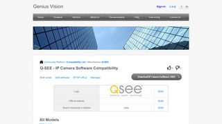 
                            7. Q-SEE - IP Camera Software Compatibility - Community Platform