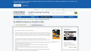 
                            6. Q: Skills for Success Teacher's Site | Teaching Resources | Oxford ...