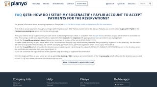 
                            9. Q278: How do I setup my Sogenactif / Paylib account to accept ...