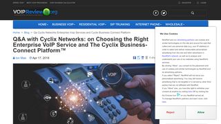 
                            13. Q&A with Cyclix Networks: on Choosing the Right Enterprise VoIP ...