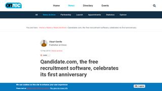 
                            11. Qandidate.com, the free recruitment software, celebrates its first ...