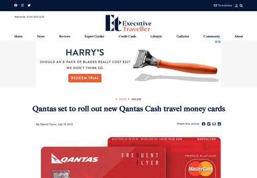 
                            8. Qantas set to roll out new Qantas Cash travel money cards - Australian ...