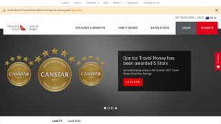 
                            8. Qantas Travel Money: Card | Prepaid MasterCard