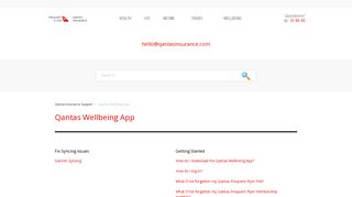 
                            11. Qantas Wellbeing App – Qantas Insurance Support