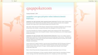 
                            11. qaqapokercom: qaqapoker.com agen judi poker online indonesia ...