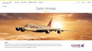 
                            10. Qatar Airways - Asia Miles