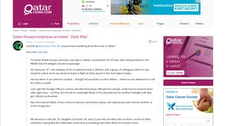 
                            6. Qatar Airways employee arrested - Daily Mail | Qatar Living