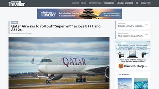 
                            8. Qatar Airways to roll out “Super wifi” across B777 and A350s ...