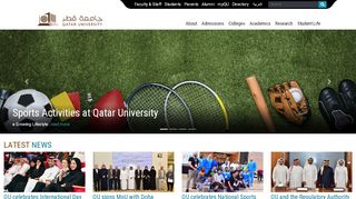 
                            10. Qatar University: Home