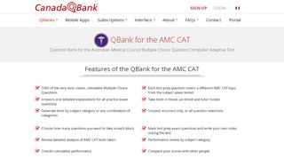 
                            10. QBank for the AMC CAT of Australia | CanadaQBank