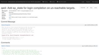 
                            7. qedi: Add ep_state for login completion on un-reachable targets ...