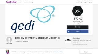 
                            9. qedi qedi is fundraising for Movember Foundation - JustGiving