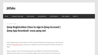 
                            7. Qeep Registration | How to sign In Qeep Account | Qeep App ...