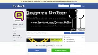 
                            1. Qeepers Online - Home | Facebook